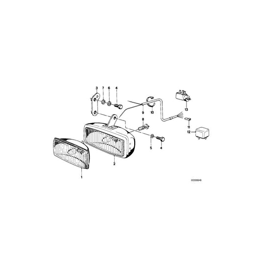 Genuine BMW 63171367298 E21 E12 Fog Lights (Inc. 320, 528i & 315) | ML Performance US Car Parts