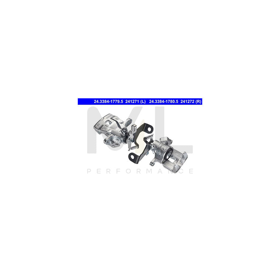 ATE 24.3384-1780.5 Brake Caliper for MAZDA CX-5 I (KE, GH) without holder