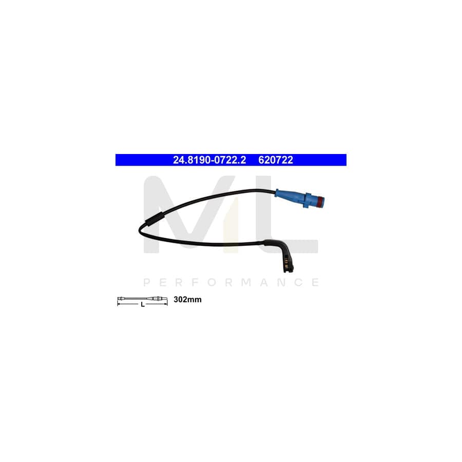 ATE 24.8190-0722.2 Brake pad wear sensor