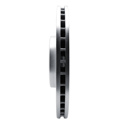 R1 Concepts R1 17-25 Volvo V90 Front Left Drilled & Slotted Silver Brake Rotor