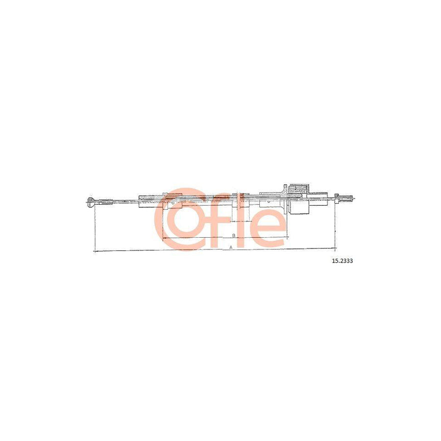 Cofle 15.1512 Clutch Cable for Rover 200 Saloon (Xh)