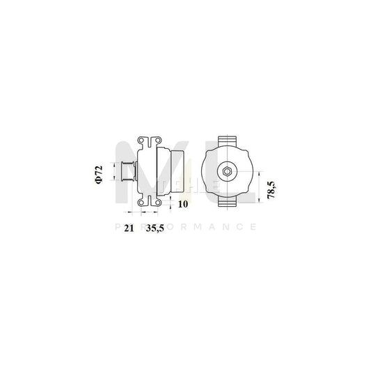 MAHLE ORIGINAL TX 179 89D Engine thermostat Opening Temperature: 89��C, with seal | ML Performance Car Parts