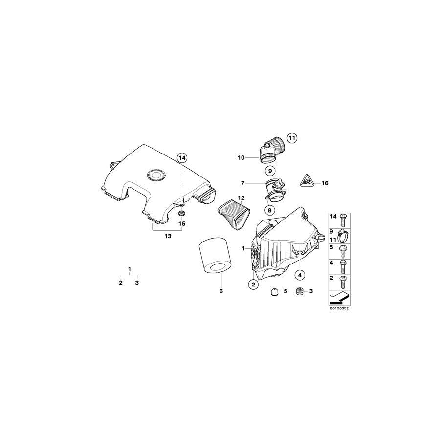 Genuine BMW Mini 84137007031 RR1 Torx-Bolt For Plastic Material ISA L=22mm (Inc. X5 40dX) | ML Performance US Car Parts