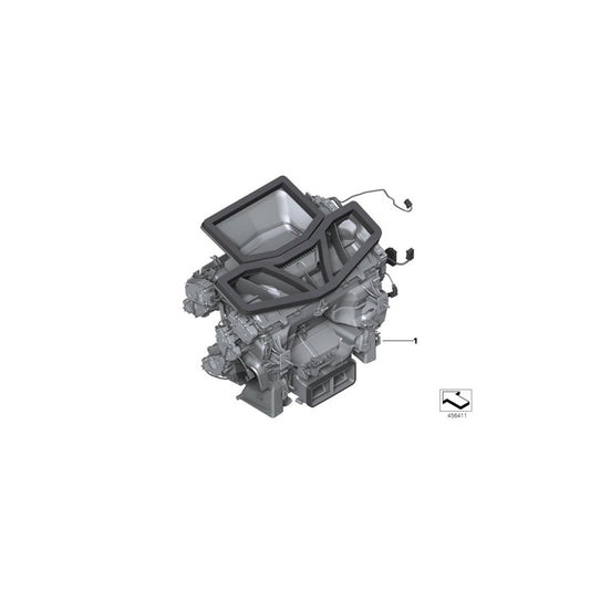 Genuine BMW 64119361727 G14 G15 F92 Distribution Housing A/C Unit (Inc. M850iX, 840i & 840iX) | ML Performance US