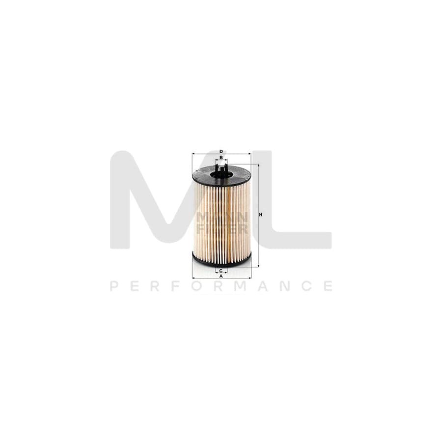 MANN-FILTER PU 821 x-2 Fuel filter Filter Insert, with seal