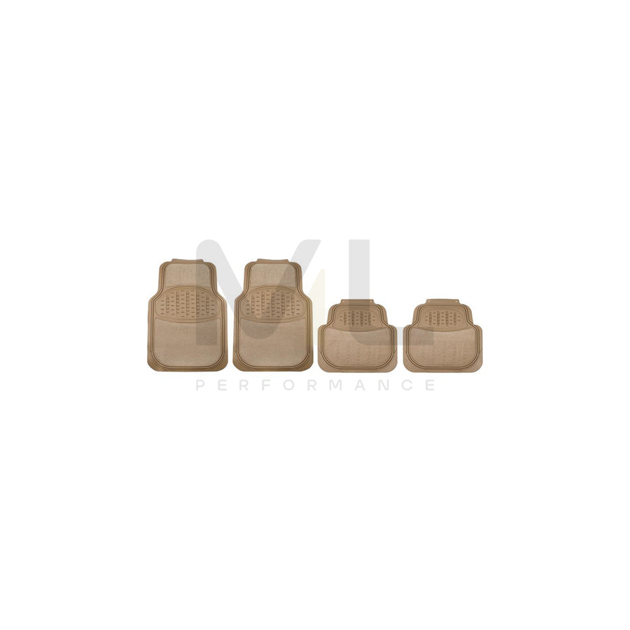 HEYNER Universal fit, ProtectionStar Pro 731250 Floor mat set Elastomer, Front and Rear, Quantity: 4, Beige