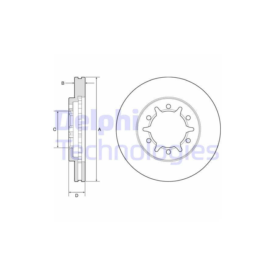 Delphi Bg4795C Brake Disc