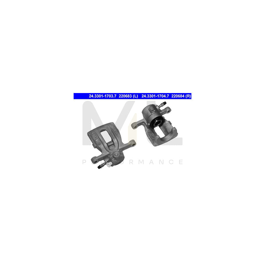 ATE 24.3301-1703.7 Brake Caliper without holder