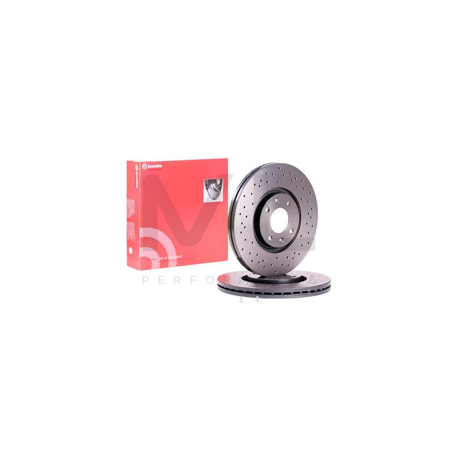 BREMBO 09.9935.1X Brake Disc Perforated / Vented, Coated, High-carbon, with bolts/screws | ML Performance Car Parts