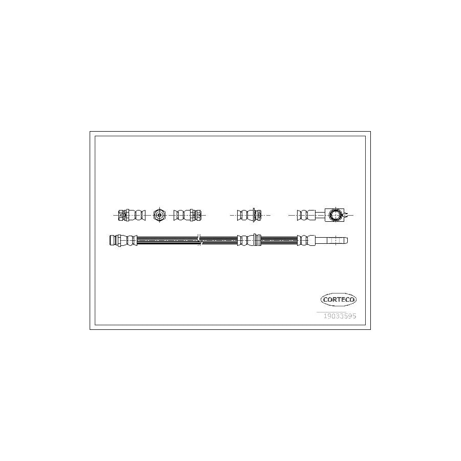 Corteco 19033595 Brake Hose