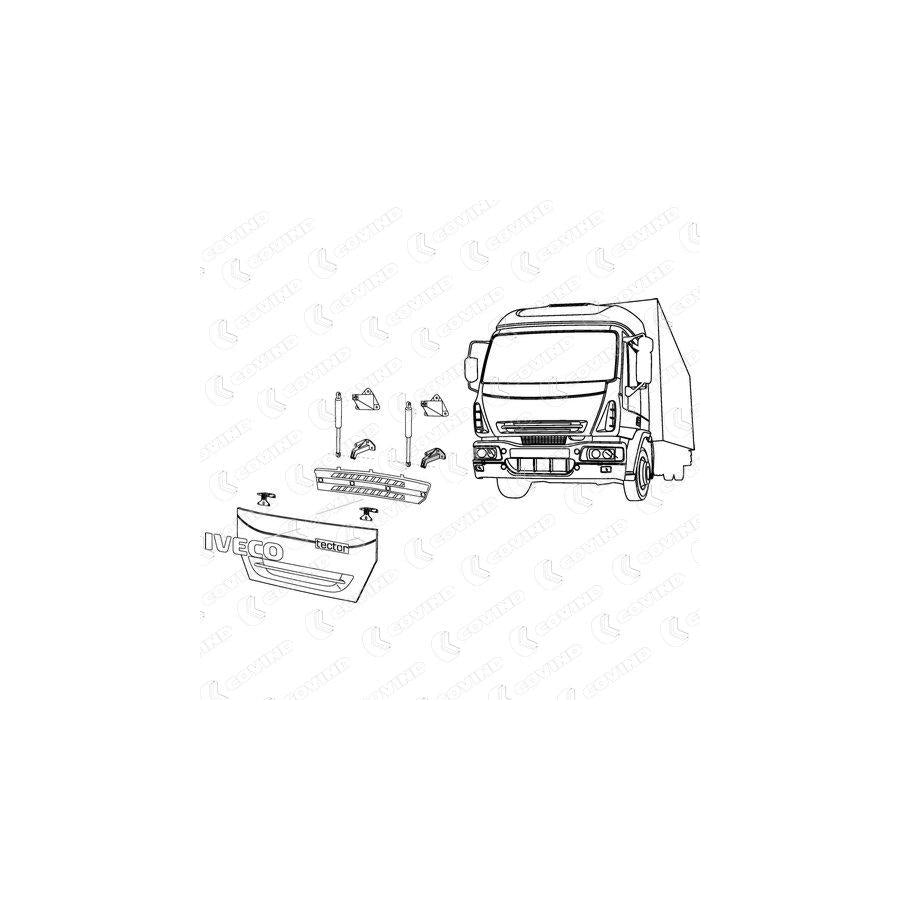 Covind 075/137 Hinge, Bonnet