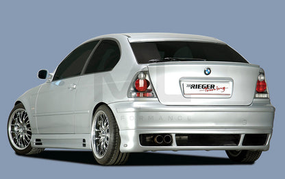 Rieger 00050307 BMW 3 Series E46 Rear Diffuser 2 | ML Performance UK Car Parts
