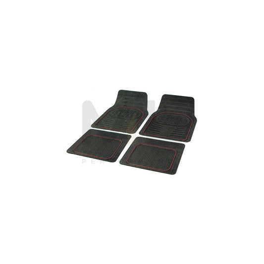 CARPOINT Contour 0314416 Floor mat set Elastomer, Front and Rear, Quantity: 4, Black