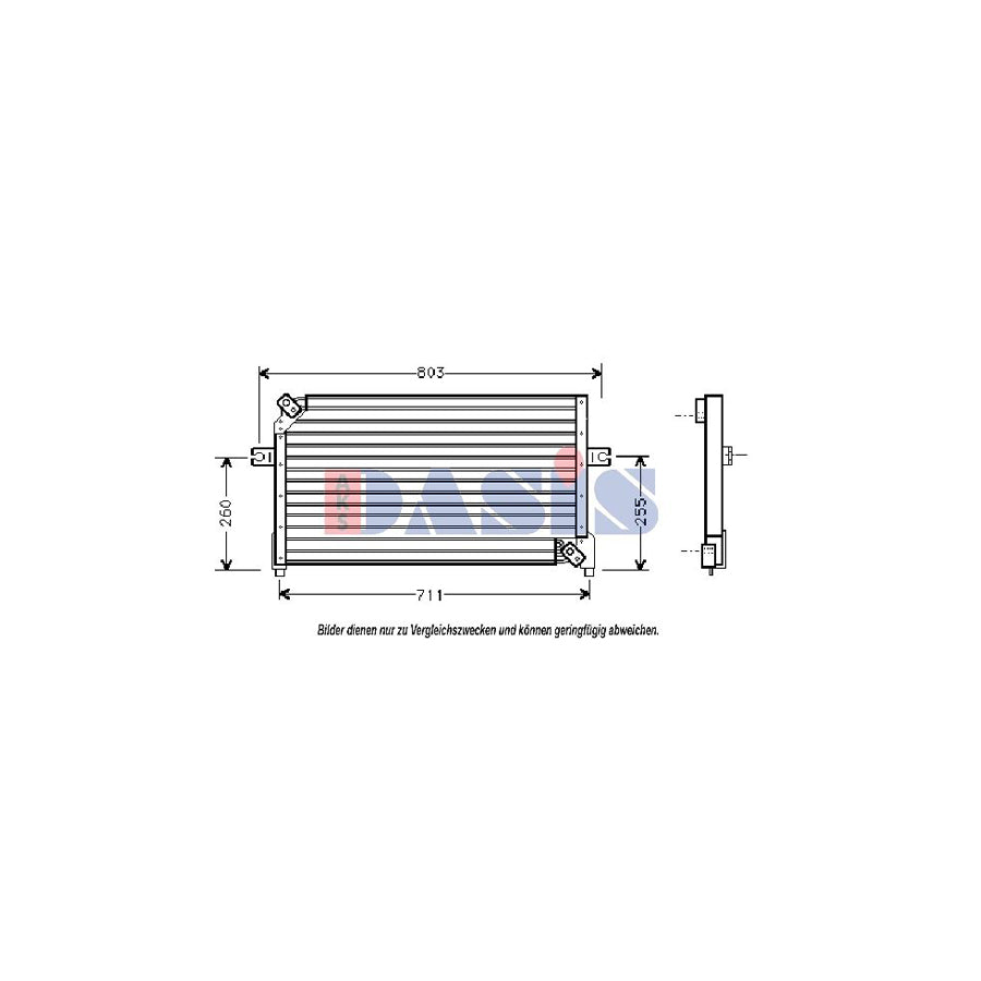 AKS Dasis 072370N Air Conditioning Condenser