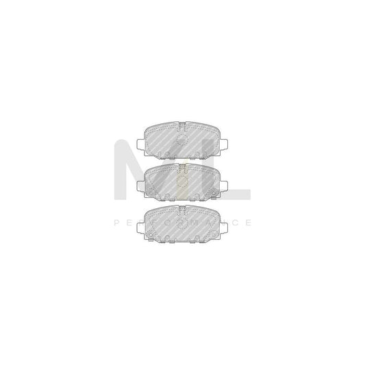 Ferodo Premier Fdb4078 Brake Pad Set With Acoustic Wear Warning, Without Accessories | ML Performance Car Parts