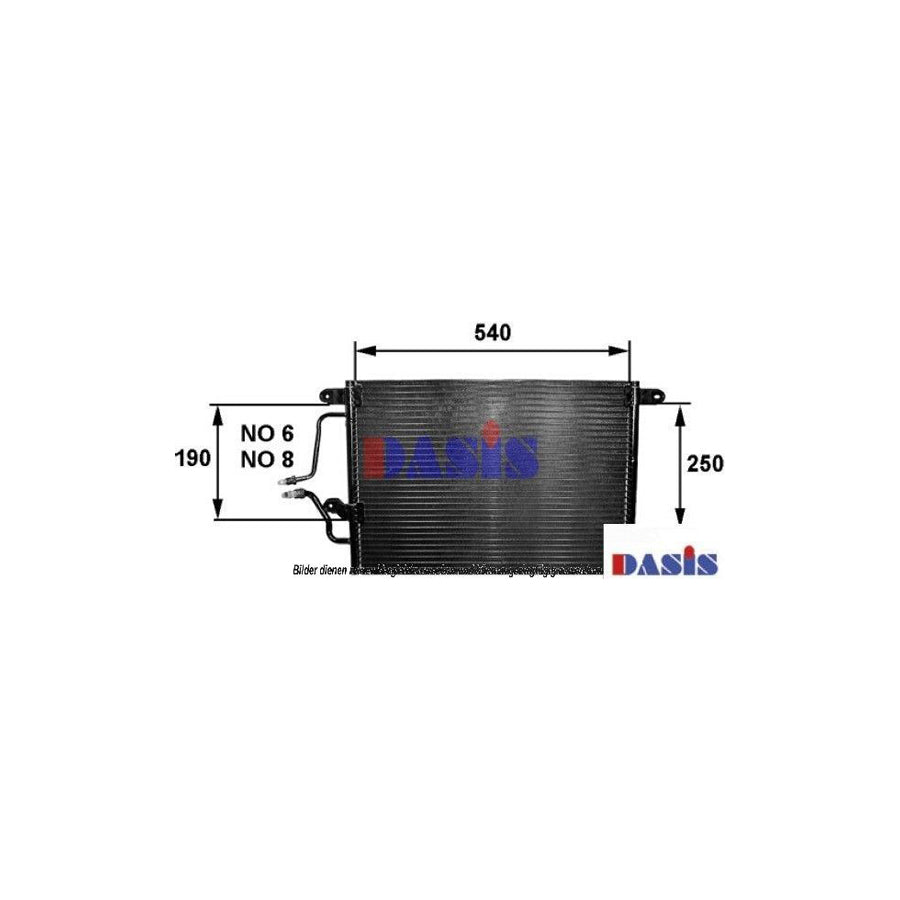 AKS Dasis 182260N Air Conditioning Condenser