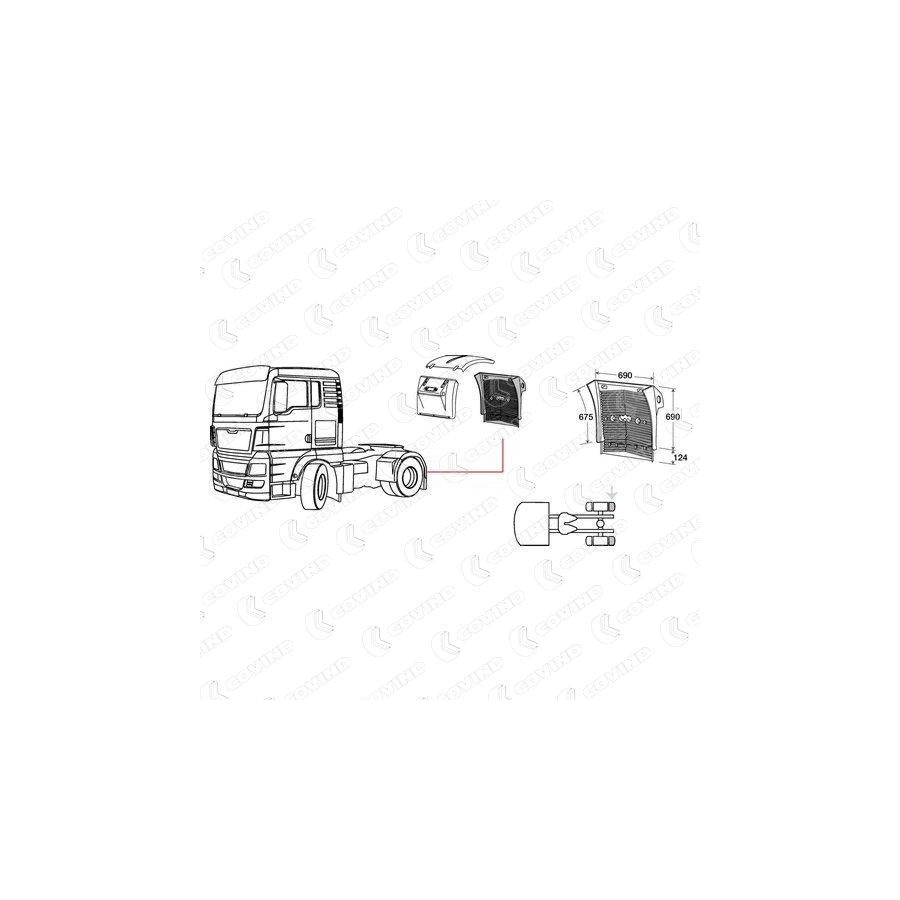 Covind Tgx/519 Wing Fender