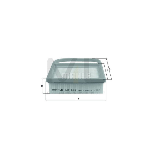 MAHLE ORIGINAL LX 1603 Air Filter Filter Insert | ML Performance Car Parts