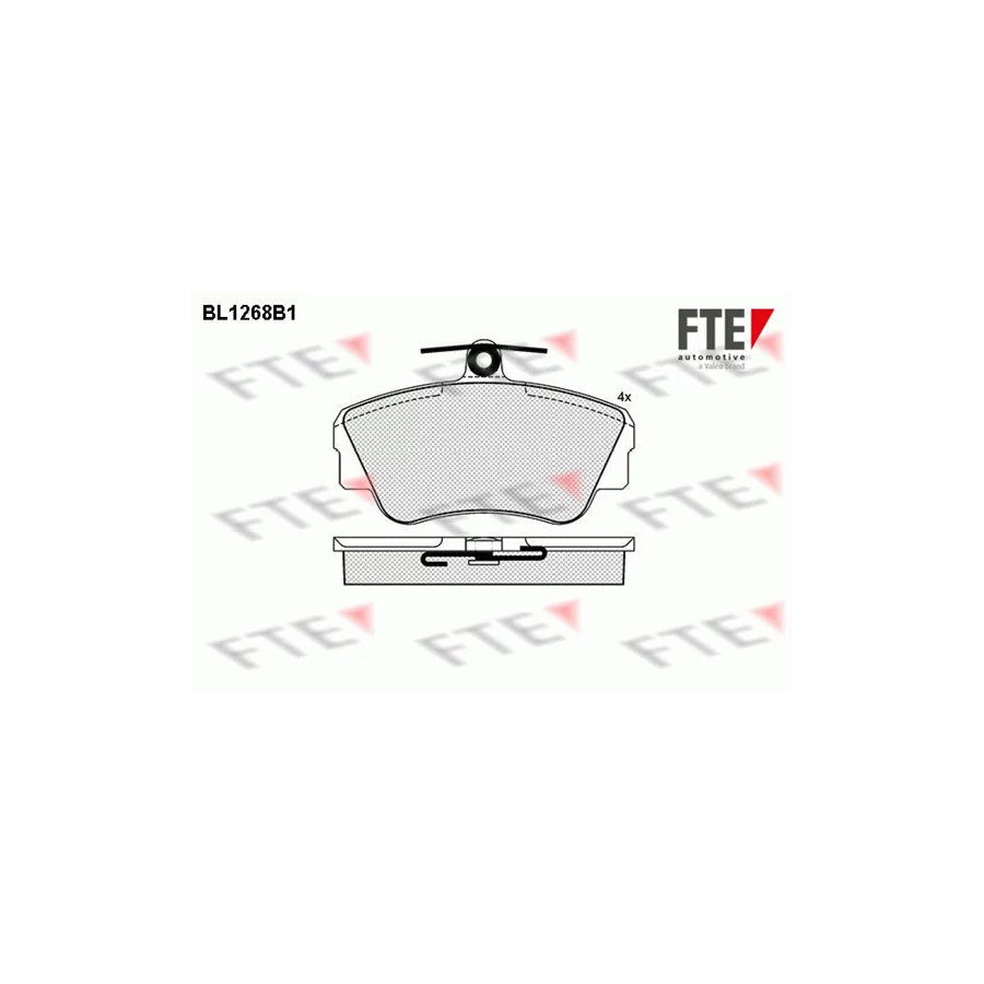 FTE Bl1268B1 Brake Pad Set