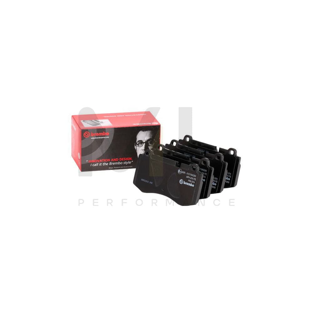 Brembo P 50 074 Brake Pad Set Directional Brake Pads, Prepared For Wear Indicator | ML Performance Car Parts