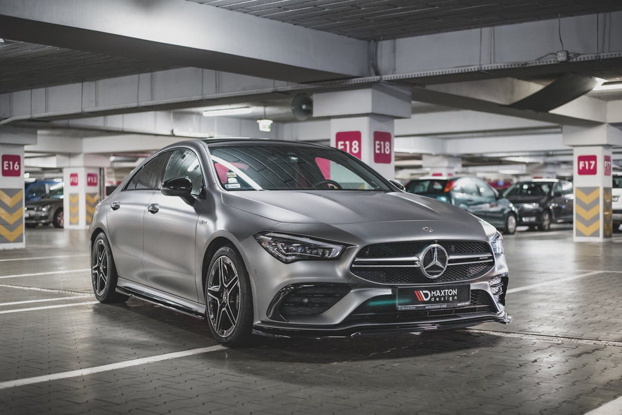 Maxton Design Mercedes Benz CLA35 AMG Aero C118 Front Splitter V.1