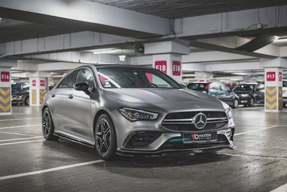 Maxton Design Mercedes Benz CLA35 AMG Aero C118 Front Splitter V.1