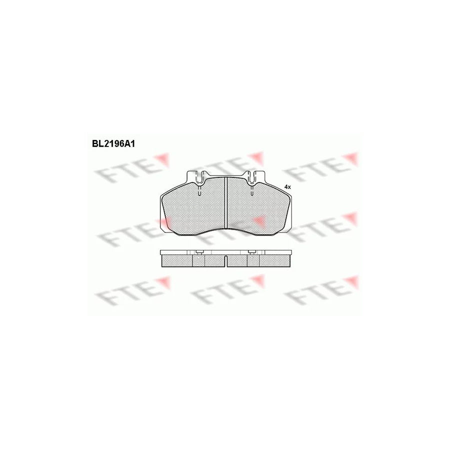FTE Bl2196A1 Brake Pad Set