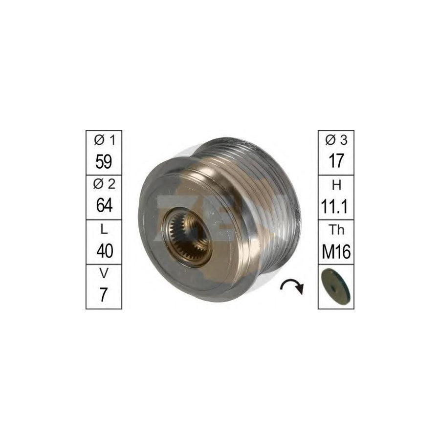 Era 219041 Alternator Freewheel Clutch