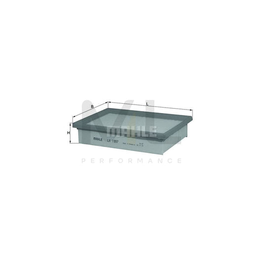 MAHLE ORIGINAL LX 1997 Air Filter Filter Insert | ML Performance Car Parts