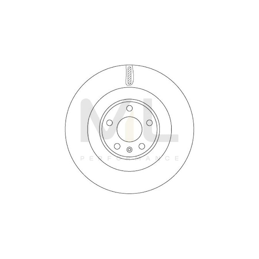 TRW DF6750S Brake Disc Vented | ML Performance Car Parts