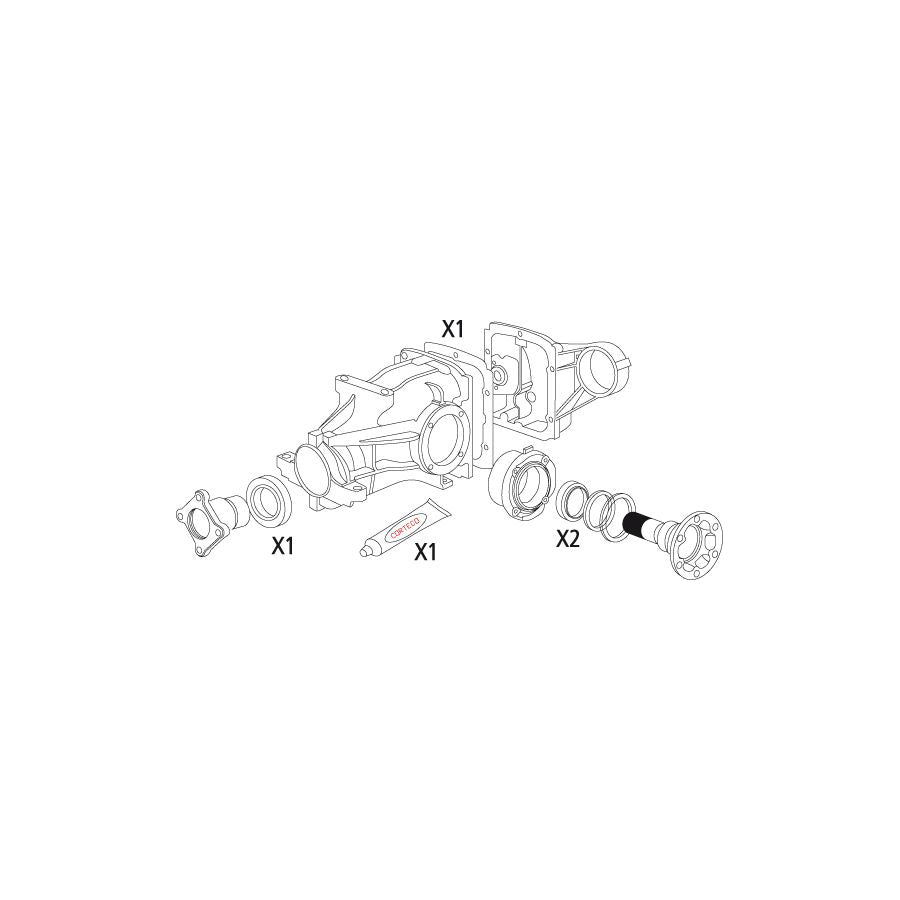Corteco 19536199 Gasket Set, Differential
