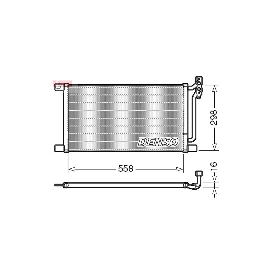 DENSO DCN05020 Air Conditioning Condenser