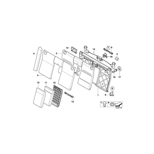 Genuine BMW 52209145089 E93 E93 Cover, Release JADEGRAU (Inc. 335i, 320d & 330i) | ML Performance US Car Parts