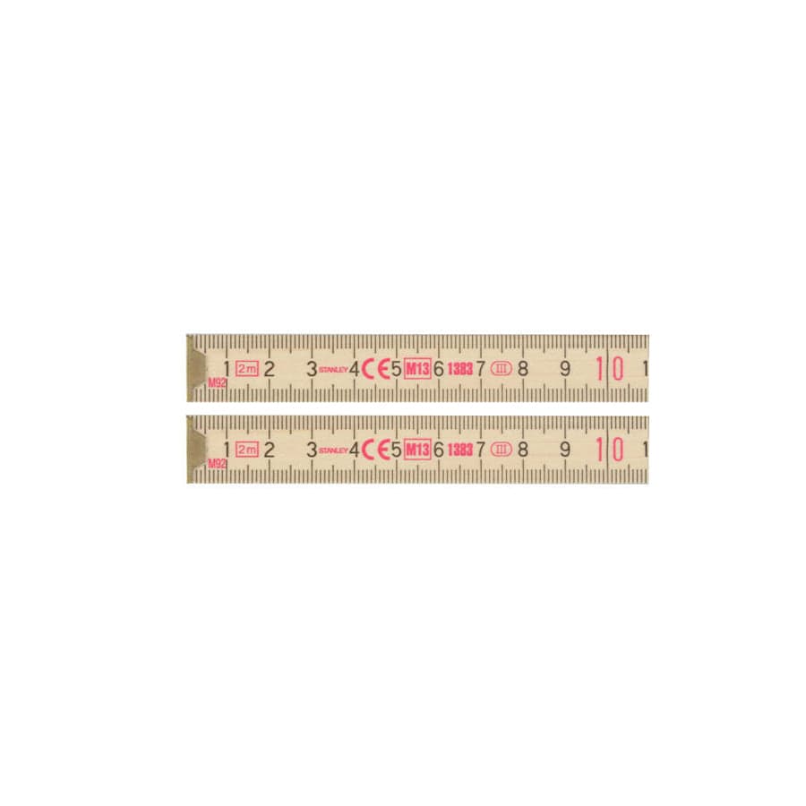 STANLEY® STA035455 Wooden Folding Rule 2m