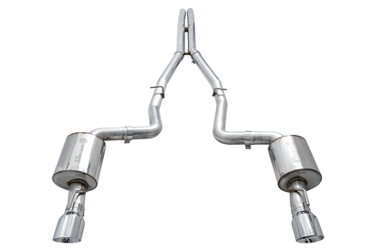 AWE Tuning 2015+ Dodge Charger 6.4L/6.2L SC Non-Resonated Touring Edition Exhaust - Silver Tips