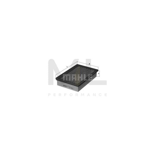MAHLE ORIGINAL LX 2047 Air Filter Filter Insert | ML Performance Car Parts