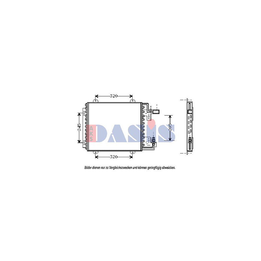 AKS Dasis 182320N Air Conditioning Condenser