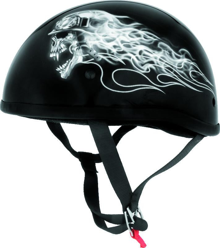 Bikers Choice Skid Lids Biker Skull Original Helmet - XS