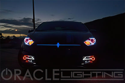 ORACLE Lighting Oracle Dodge Dart 13-16 WP LED Projector Fog Halo Kit - White