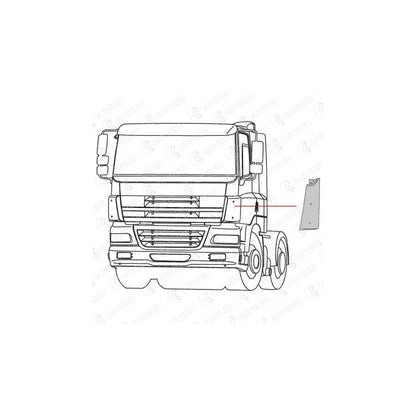 Covind Cf0/161 Air Deflector, Driver Cab