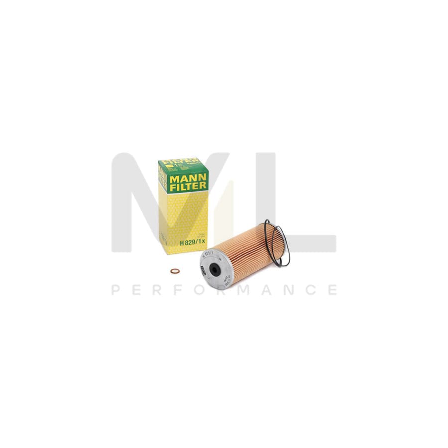 MANN-FILTER H 829/1 x Oil Filter with seal, Filter Insert