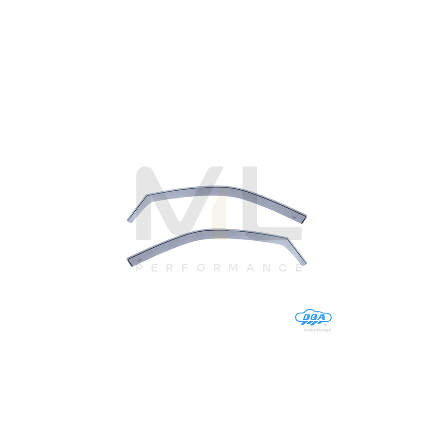 DGA 17027 Wind deflectors for NISSAN X-Trail (T30) Arrow direction, Front, inner