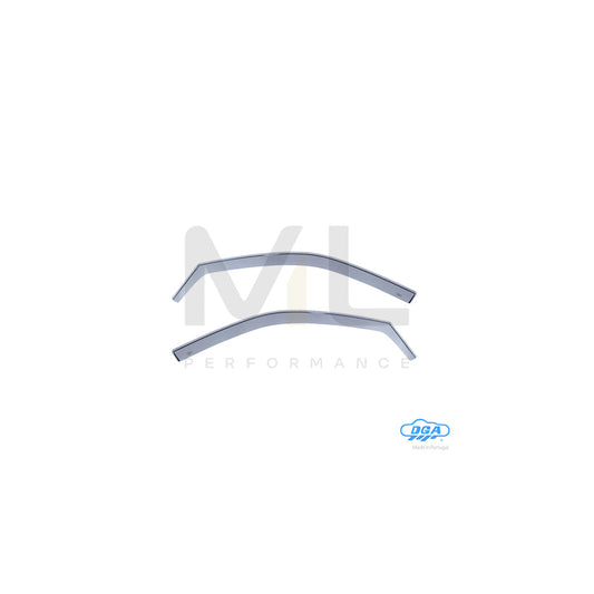 DGA 17027 Wind deflectors for NISSAN X-Trail (T30) Arrow direction, Front, inner