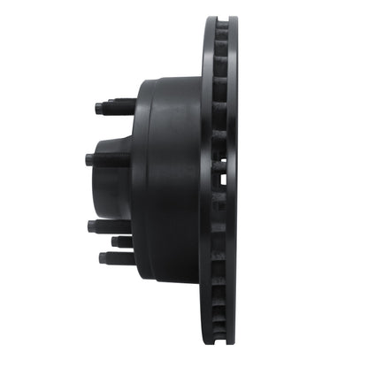 R1 Concepts R1 95-07 Ford E-350 Econoline Club Wagon Front Left Drilled & Slotted Black Brake Rotor