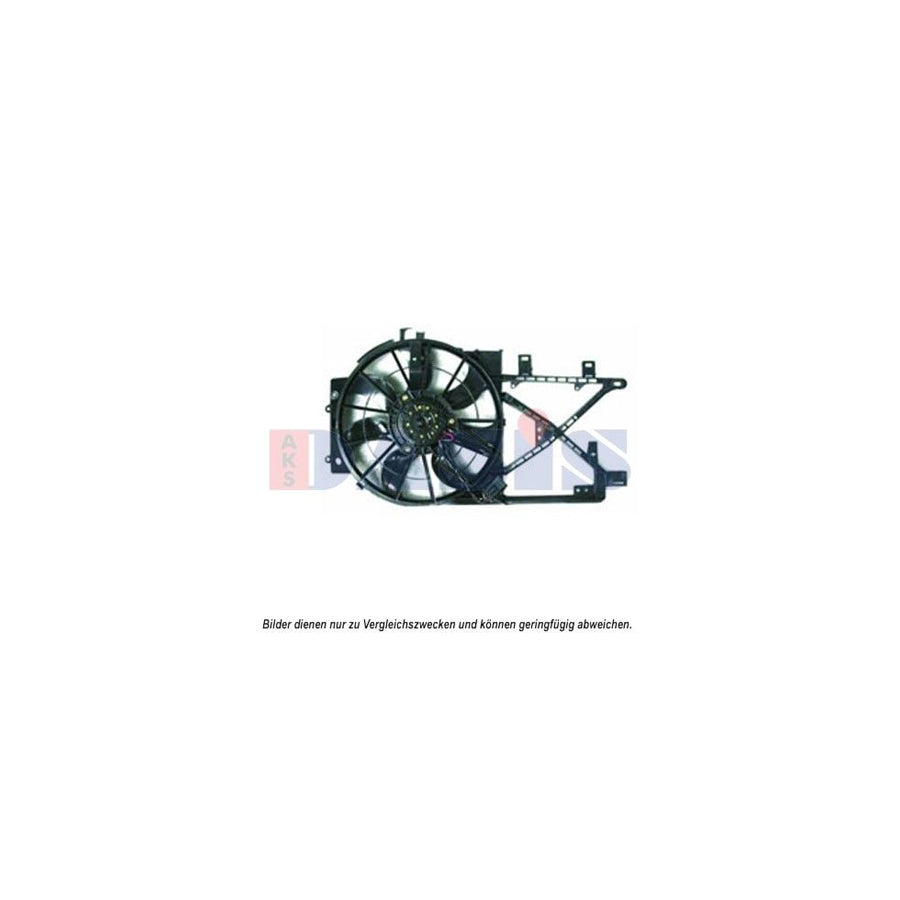 AKS Dasis 158055N Fan, Radiator for Opel Vectra