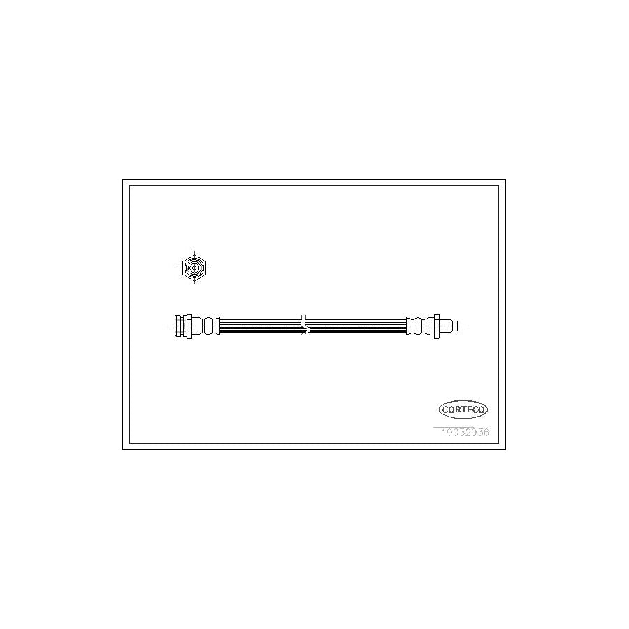 Corteco 19032936 Brake Hose