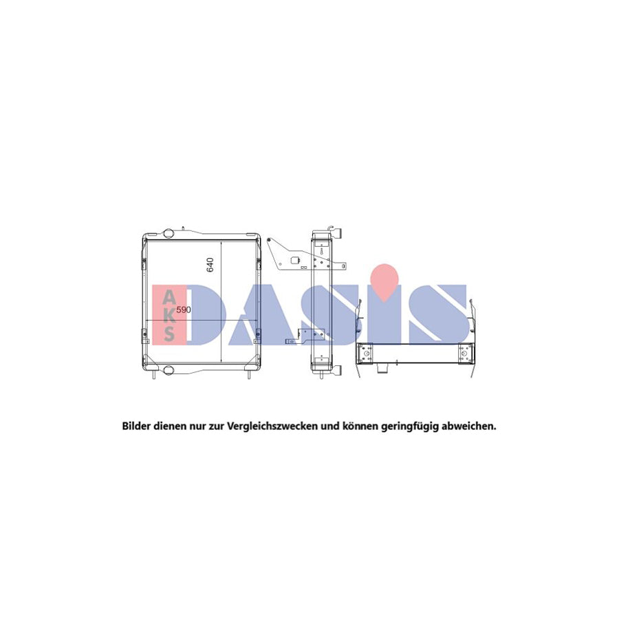 AKS Dasis 440769N Engine Radiator