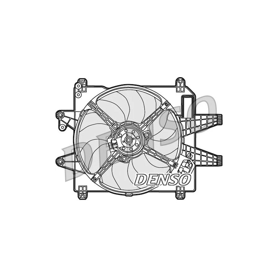 DENSO DER09089 Fan, Radiator for Fiat Multipla (186)
