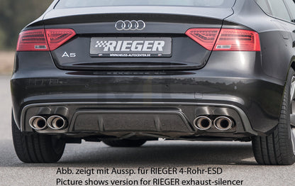 Rieger 00099223 Audi B8 B81 S5 Rear Diffuser 1 | ML Performance UK Car Parts