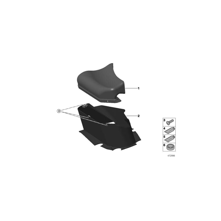 Genuine BMW 11007742142 Oval-Head Machine Screw, Black M4X10 10.9 M.FL (Inc. M6 GT3, M235i Racing & M4 GT4) | ML Performance UK Car Parts